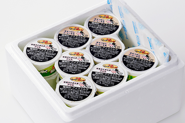 十勝もーもースイーツ　牛乳そのまんまアイス＆コーヒー＜80ml×16個＞