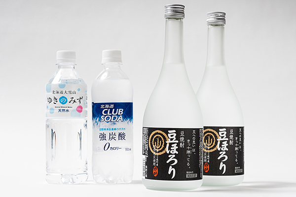 焼酎豆ほろりと炭酸水＆ミネラルウォーターセット