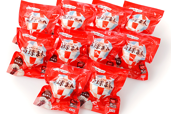 気球のまちかみしほろの気球まん　ホクホク　あんまん＜120g×10個＞