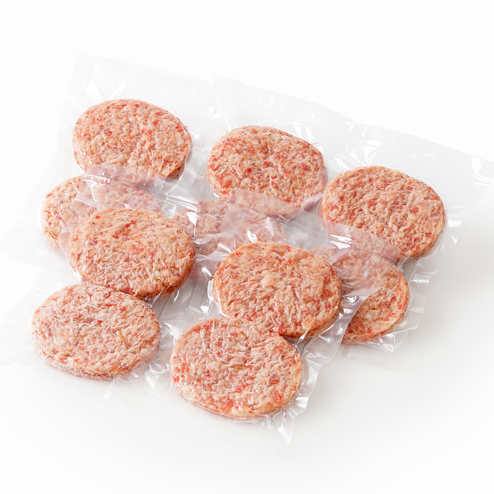 ニークファクトリーの道産和牛100%ハンバーグ＜120g×10個＞