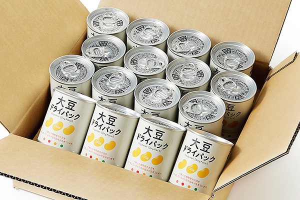十勝産大豆のドライパック缶＜16缶＞
