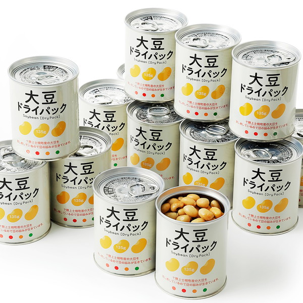 十勝産大豆のドライパック缶＜16缶＞