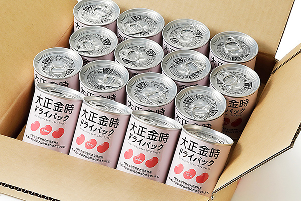 十勝産大正金時のドライパック缶＜16缶＞