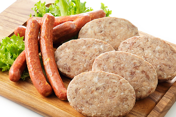 十勝しんむら牧場　放牧豚のソーセージ＆ハンバーグセット